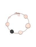 Italo Bottene Bracelet - IB Noir in 18K Rose Gold with 0.53 ct Black Diamonds - 0