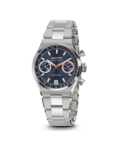 Orologio Eberhard - Contodat Chronographe Meccanico a Carica Automatica 39mm Blu - 0