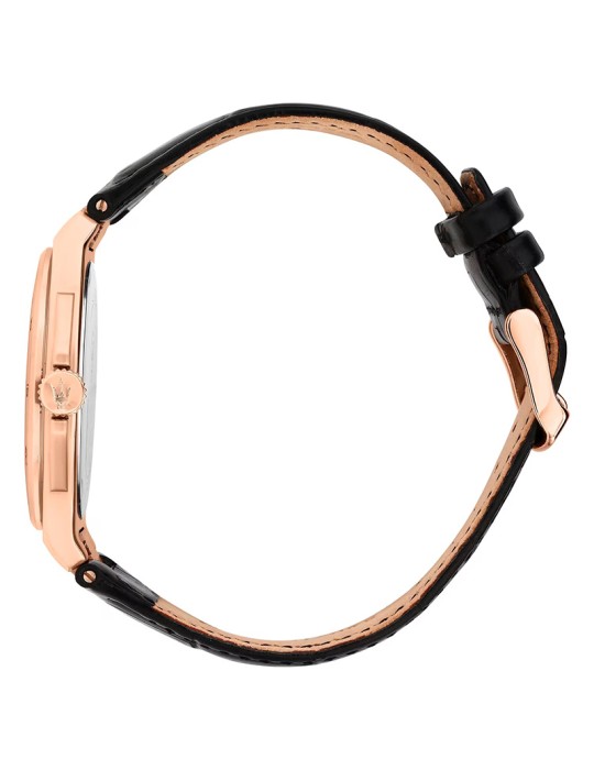 Orologio Maserati - Tempo e Data - Rose Gold - 40mm - Nero-R8851153001
