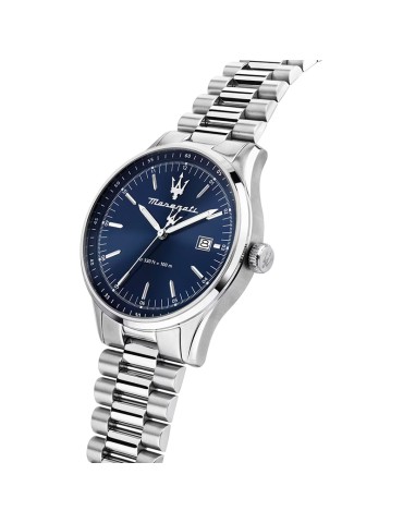 Orologio Maserati - Sorpasso -Tempo e Data-Silver-42mm-Blu-R8853124004 2