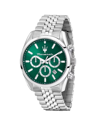Maserati Watch - Chronograph - Silver - 43mm . Green - R8853151023