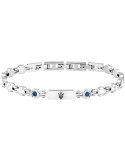 Maserati Bracelet -Sapphire-316L Steel-Cultured Sapphires-JM335AXO12
