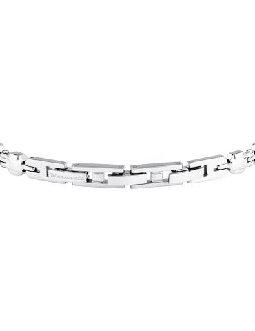 Maserati Bracelet -Sapphire-316L Steel-Cultured Sapphires-JM335AXO12 2
