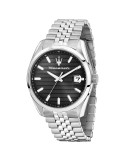 Maserati Watch-Attraction-Silver-43mm-Textured Black-R8853151026