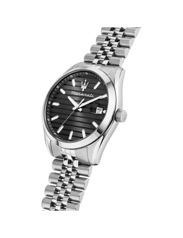 Maserati Watch-Attraction-Silver-43mm-Textured Black-R8853151026 2