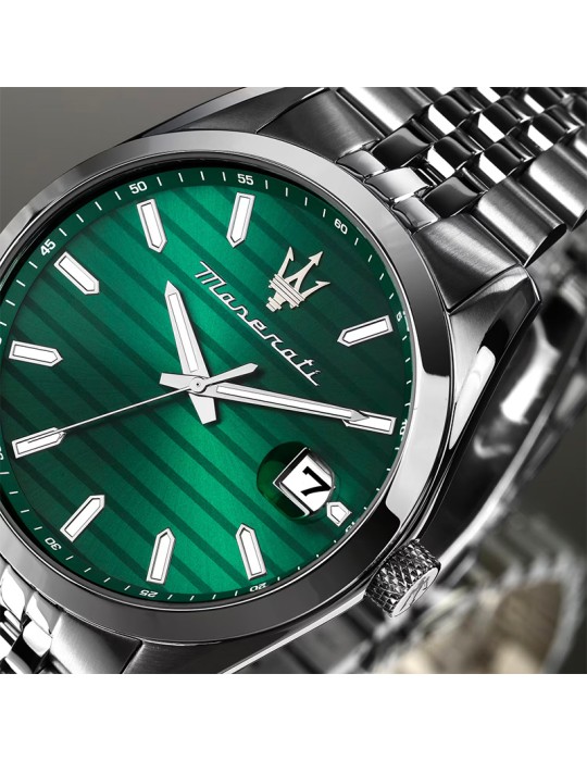 Maserati Watch - Silver - 43mm - Textured Green - R8853151027