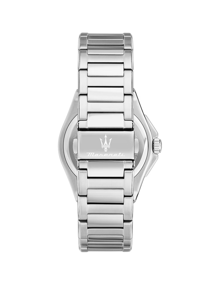 Maserati Watch - Slim - Time and Date - Silver -40mm-Blue-R8853153001