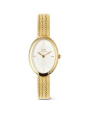 Orologio Daniel Wellington - Ovale - Gold - 26mm - Bianco - DW00100882