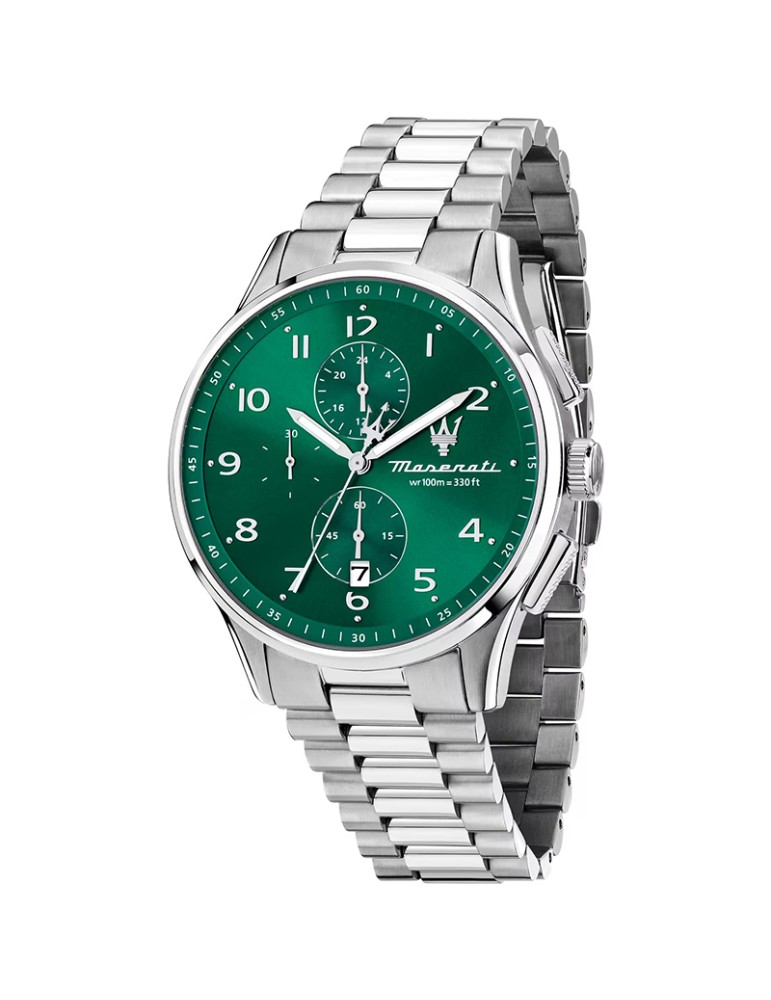 Orologio Maserati - Cronografo - Silver - 42mm - Verde - R8873624006