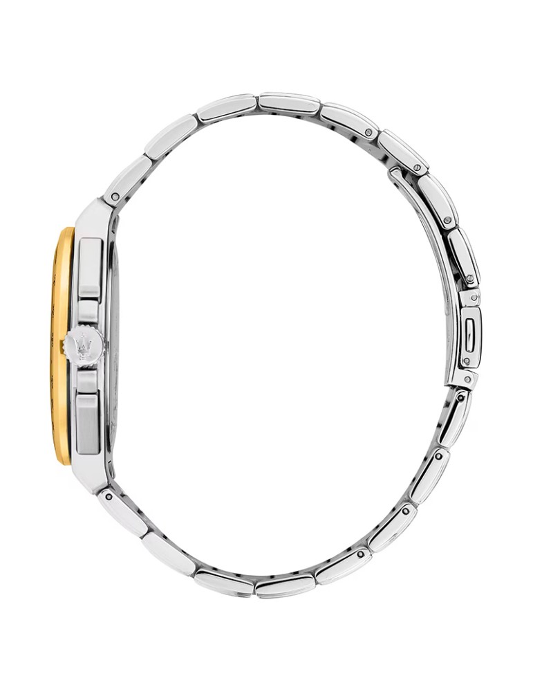 Orologio Maserati - Silver Gold - 41mm - Grigio Scuro - R8873653002