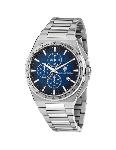 Maserati Watch - Chronograph - Silver - 41mm - Blue - R8873653003
