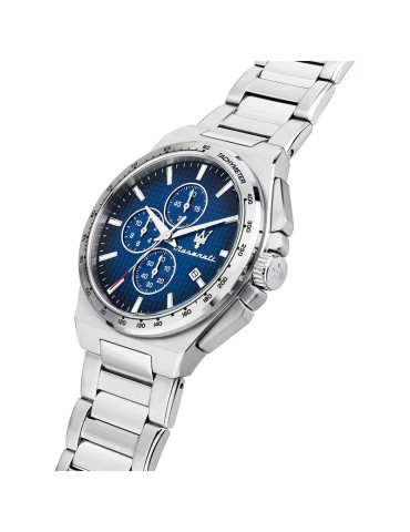 Maserati Watch - Chronograph - Silver - 41mm - Blue - R8873653003 2