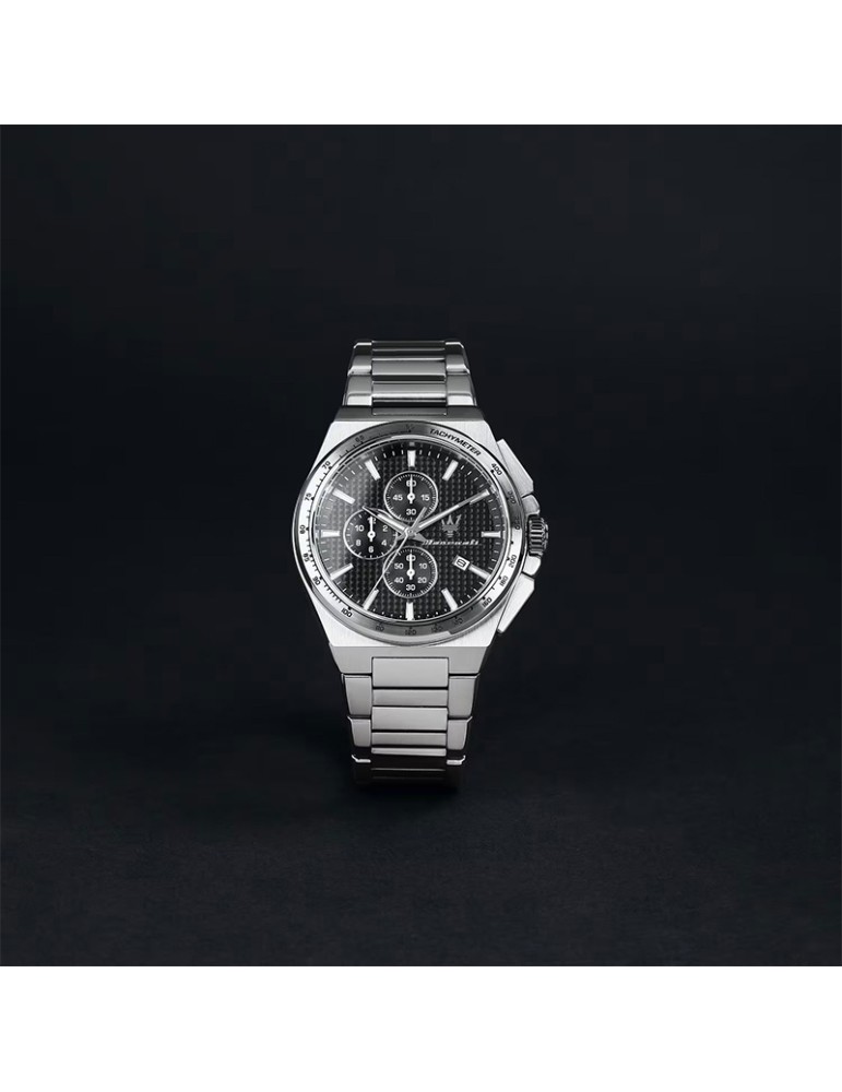 Orologio Maserati - Sorpasso - Cronografo-Silver-41mm-Nero-R8873653004