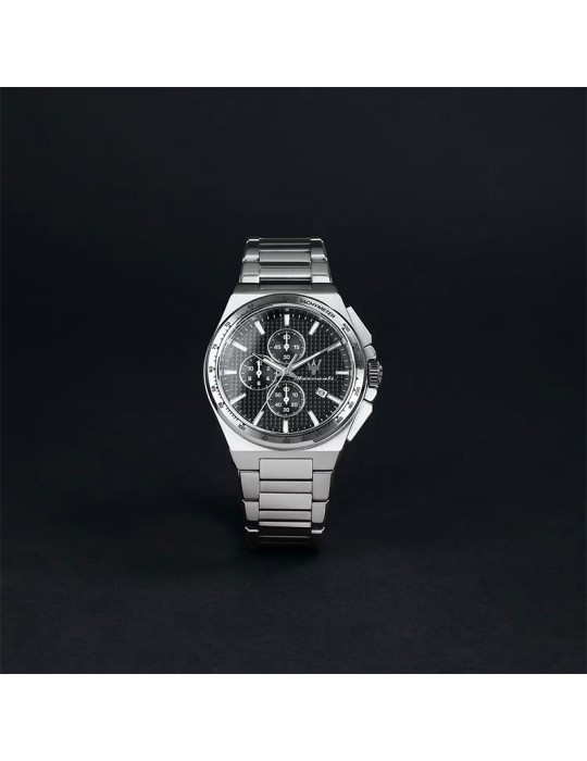 Maserati Watch - Overtaking - Chronograph-Silver-41mm-Black-R8873653004