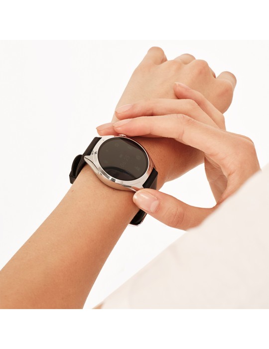 Smartwatch Breil - BC 3.9 - Doppio Cinturino - Nero-Silver-39mm-TW2181