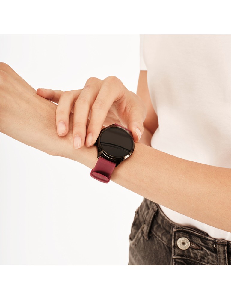 Breil Smartwatch - Double Strap - Bordeaux - Black - 39mm - TW2182
