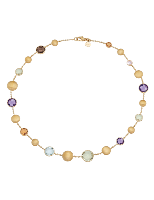 Collana Italo Bottene - Petra in Oro Giallo 18 carati con Pietre Naturali - 0