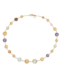 Italo Bottene Petra Necklace in 18-karat Yellow Gold with Natural Stones - 0