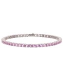 Bracciale Bronzallure - Cubic Zirconia Rosa - Medium - WSBZ02485.LC-18