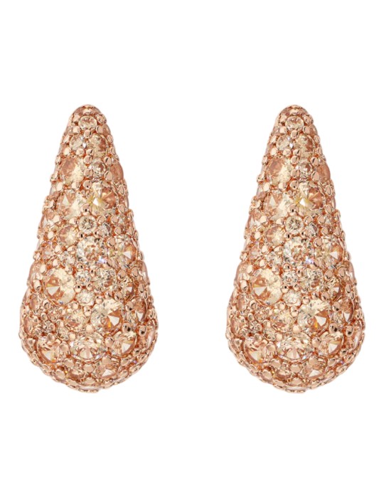 Bronzallure Earrings - Teardrop - Pavé by Cubic Zirconia-WSBZ02504.CH