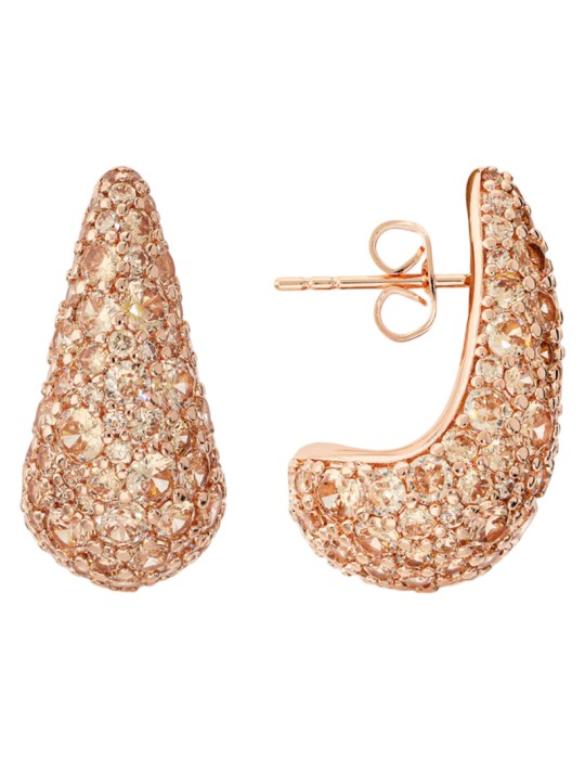 Orecchini Bronzallure - a Goccia - Pavè di Cubic Zirconia-WSBZ02504.CH