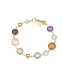 Bracciale Italo Bottene - Petra in Oro Giallo 18 carati con Pietre Naturali - 0