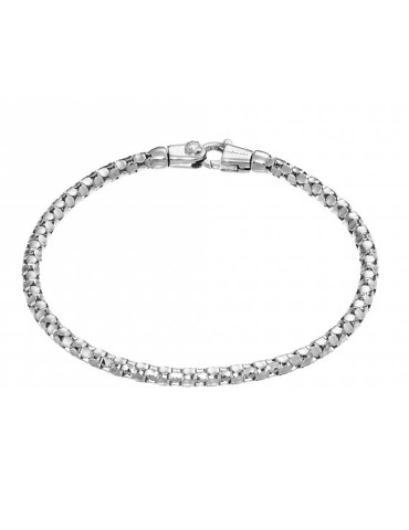 Chimento - Tradition Gold Pomegranate Bracelet in 18K White Gold with 0.03ct Diamond - 18cm - 0