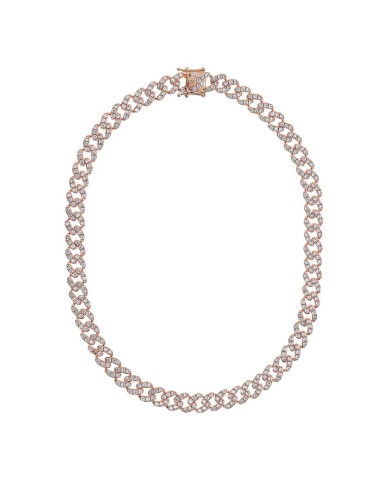 Collana Bronzallure-Catena Grumetta Squadrata-Cubic Zirconia-WSBZ02326.WHI 2
