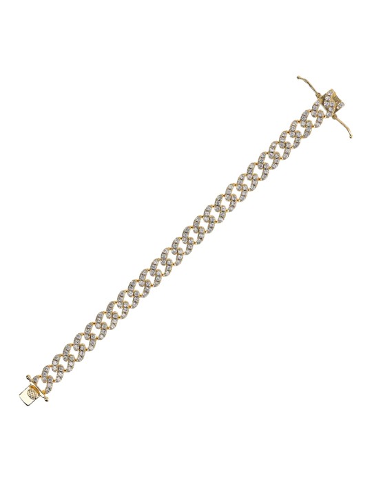 Bracciale Bronzallure-Catena Grumetta-Cubic Zirconia-WSBZ02327Y-WHI-180