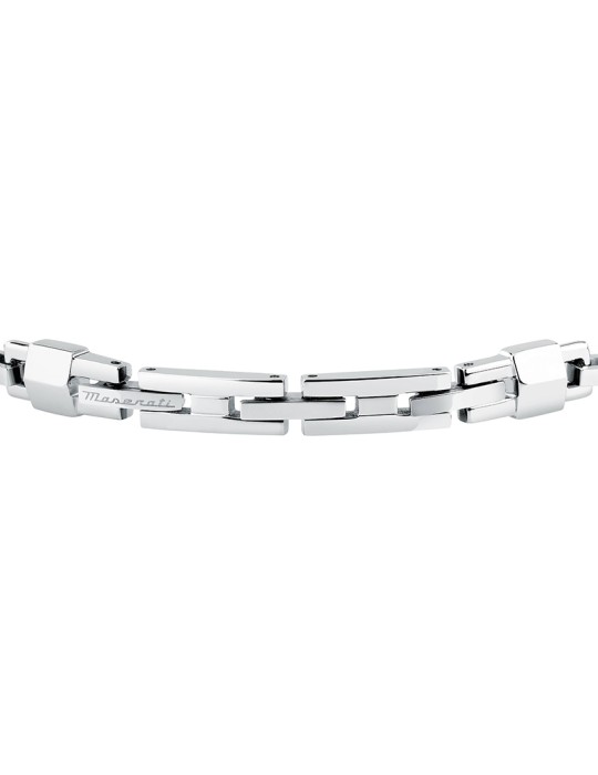 Maserati Bracelet - Ceramic - 316L Steel - Blue Links - JM425ATZ70