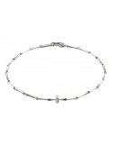 Bracciale Chimento - Bamboo Shine in Oro Bianco 18 carati con Diamanti Naturali - 19 cm - 0