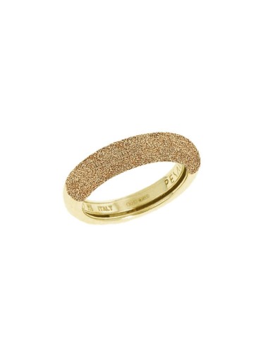 Pesavento Ring - Polvere di Sogni in 925% Silver Gold Plated with Nardò Yellow Dust - 0