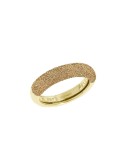 Pesavento Ring - Polvere di Sogni in 925% Silver Gold Plated with Nardò Yellow Dust - 0