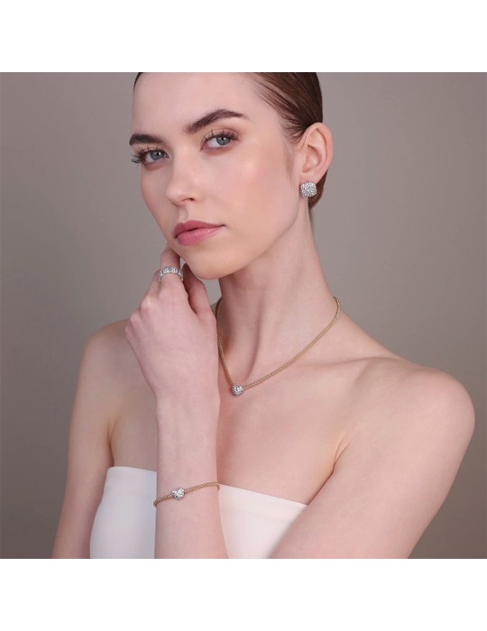 Collana Bronzallure - Cuore - Pavè di Cubic Zirconia - WSBZ02495Y.WR
