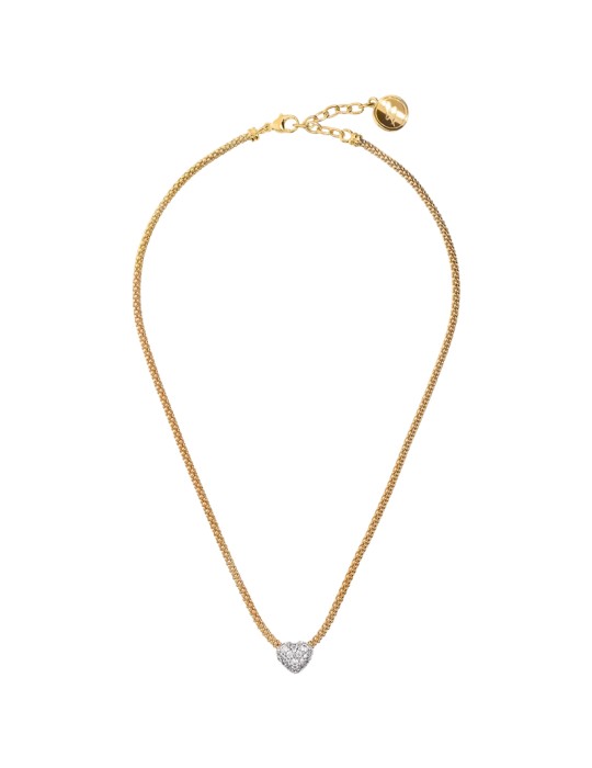 Bronzallure Necklace - Heart - Cubic Zirconia Pavé - WSBZ02495Y.WR