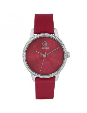 Orologio Rosato - Solo Tempo - 36mm - Rosso - Microzirconi - RWRO05