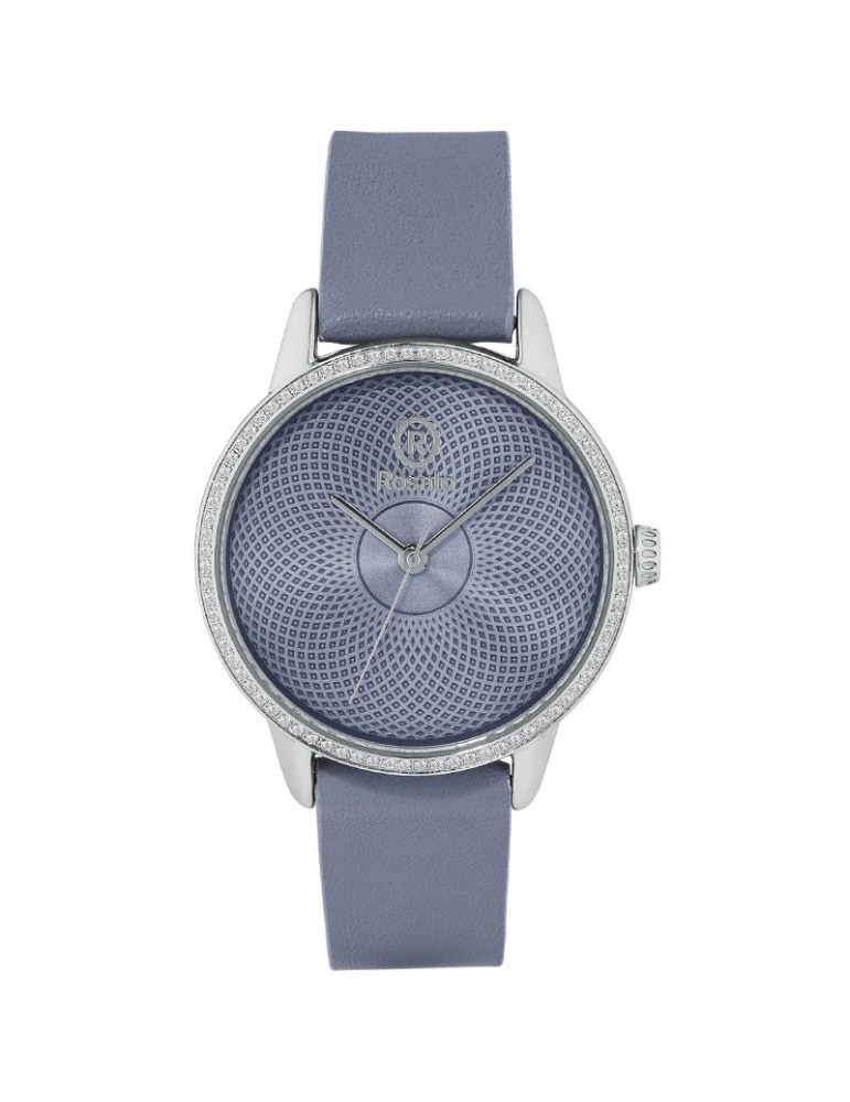 Orologio Rosato - Solo Tempo - 36mm - Azzurro - Microzirconi - RWRO07