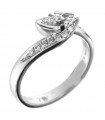 Salvini Ring Fantasy Woman - in White Gold with Diamonds - 0