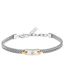 Maserati Bracelet - Iconic - 316L Steel - Golden Trident-JM425AVD103