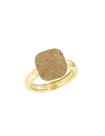 Anello Pesavento - Polvere di Sogni in Argento 925% Dorato con Polvere Giallo Nard - 0