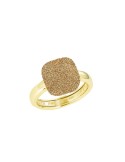 Pesavento Ring - Polvere di Sogni in 925% Silver Gold with Nardó Yellow Dust - 0