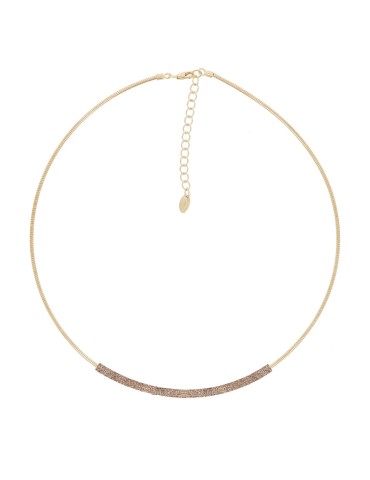 Pesavento Necklace - Polvere di Sogni in 925% Silver Gold with Nardó Yellow Dust - 0