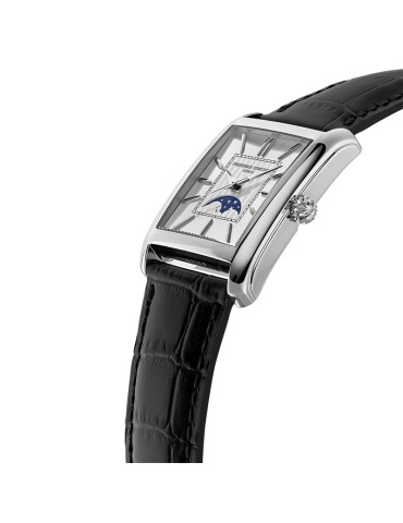 Orologio Frederique Constant - Classics Carrée Automatico 42,30 x 30 mm Argento - Fasi Lunari - 0 2