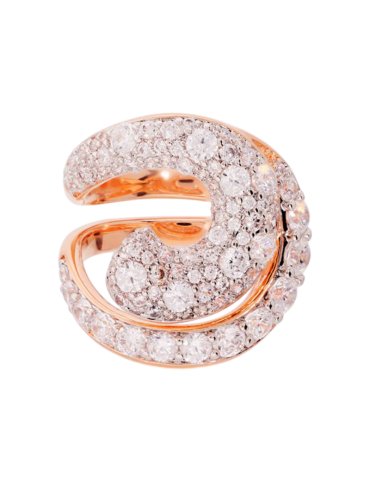 Anello Bronzallure - Rose Gold -Pavè di Cubic Zirconia-WSBZ02488.WR-14 2
