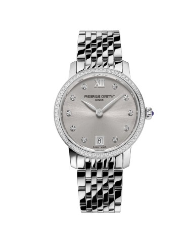 Orologio Frederique Constant - Classics Quarzo Slimline Ladies 30mm con Diamanti Naturali - 0