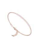 Bracciale Pesavento - Brio in Argento 925% Rosè con Smalto Rosa Lucido Mousse - 0