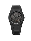 Orologio D1 Milano - Poly Carbonium Solo Tempo 40.5 mm Nero - 0