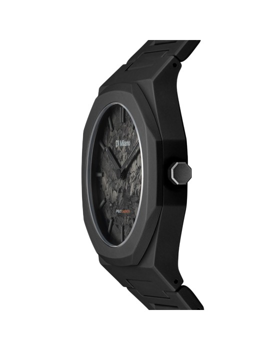 D1 Milano Watch - Poly Carbonium Solo Tempo 40.5 mm Black - 0