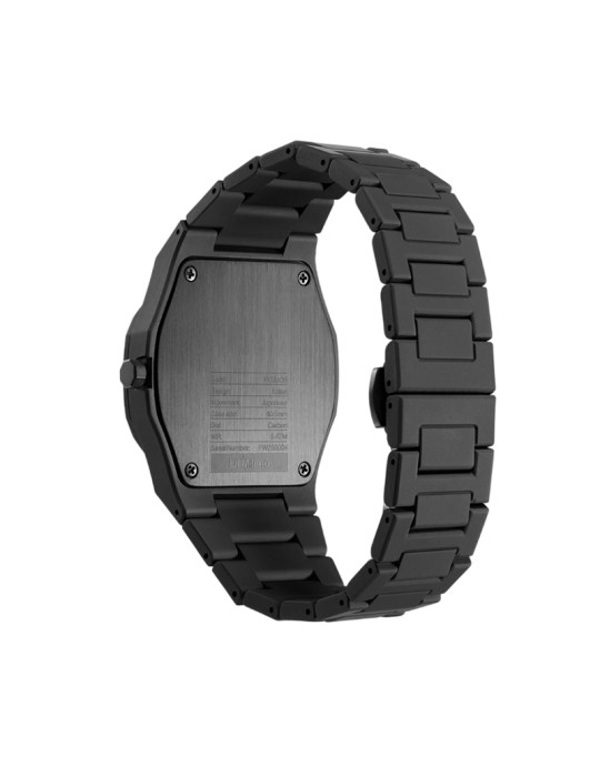 D1 Milano Watch - Poly Carbonium Solo Tempo 40.5 mm Black - 0