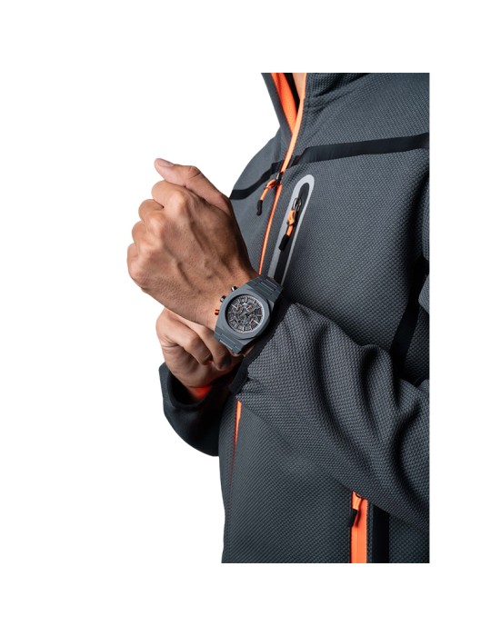 D1 Milano Watch - Model K Polychrono 40.5 mm Dark Grey - 0
